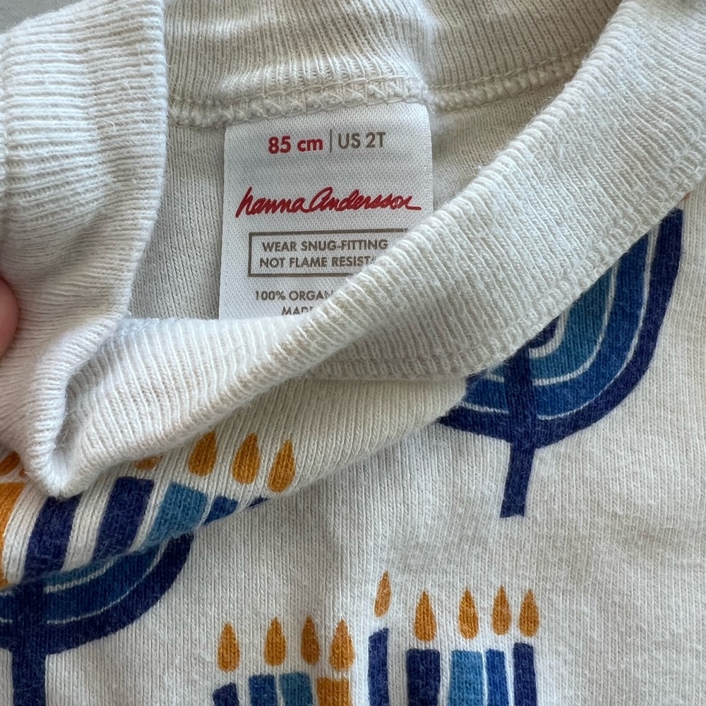 Hanna Andersson Menorah Pajamas - Picture 6 of 7